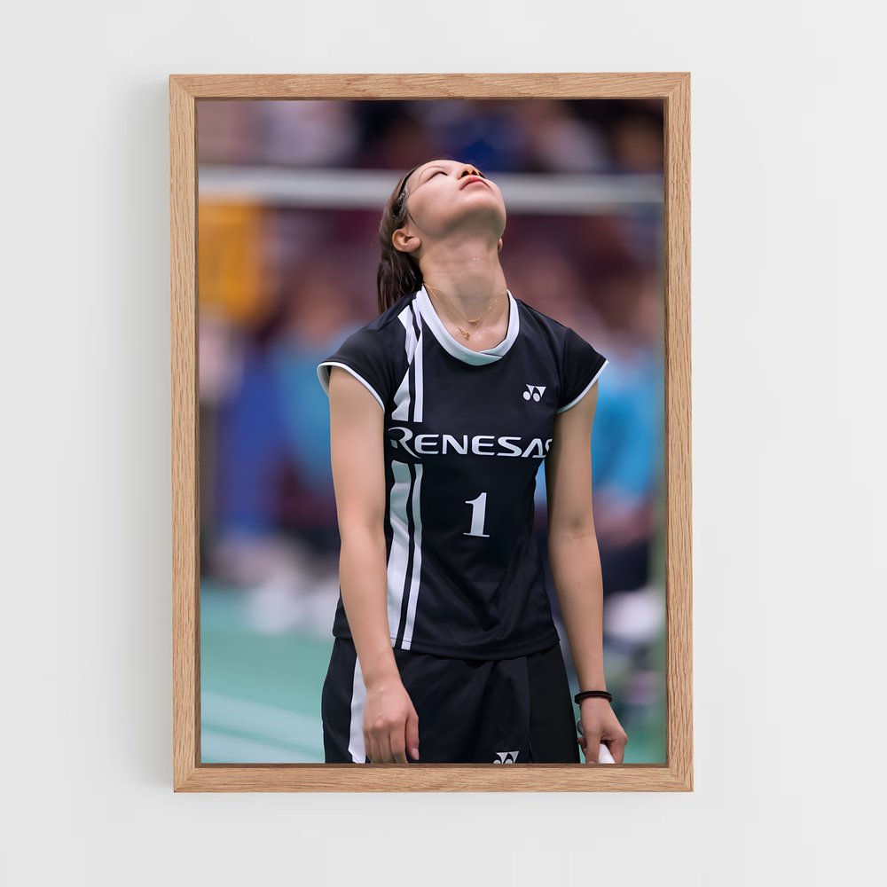 Poster Yuki fukushima – affiche Badminton (vue 4)